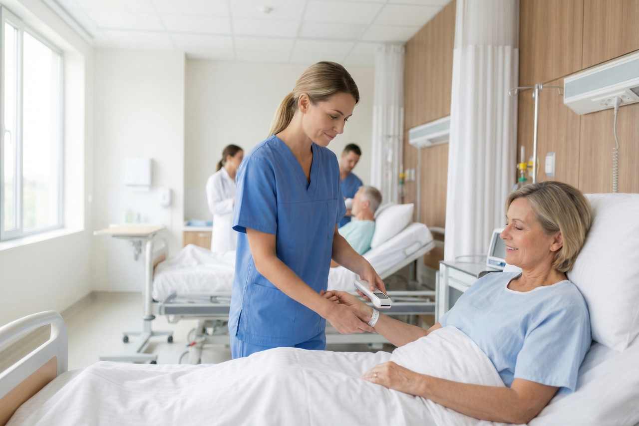 Healthcare scanners ensure positive patient identification at the point of care, enhancing patient safety.